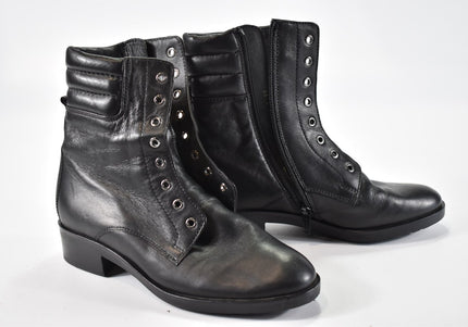 Högl Damen Stiefelette Boots UK 4 Nr. 24-J 1132-Schuh-Gebraucht-secondhand