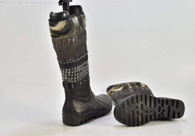 Think  Damen Stiefel Stiefelette Boots  EUR 37,5 Nr. 25-B 3246