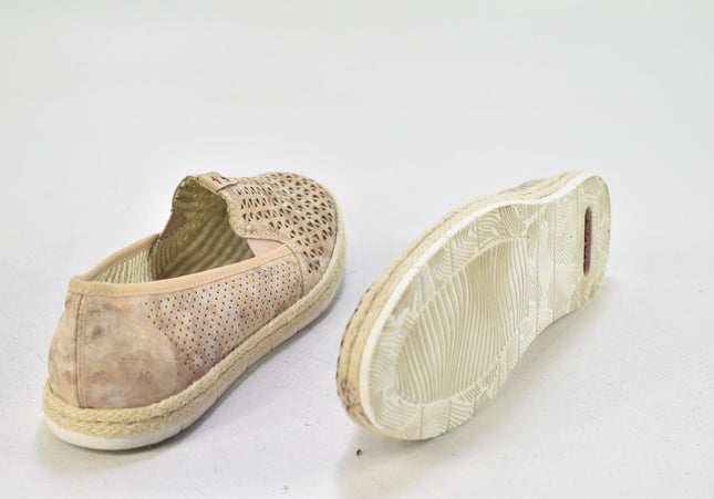 Rieker Damen Halbschuhe Slipper Ballerinas EUR 38 Nr. 24-N 3136-Schuh-Gebraucht-secondhand