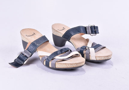Think Damen Sandale Pantolette EUR 36 Nr. 24-SD 219-Schuh-Gebraucht-secondhand