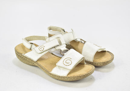 Comforto Damen Sandale Sandalette EUR 37 Nr. 24-SD 3074-Schuh-Gebraucht-secondhand