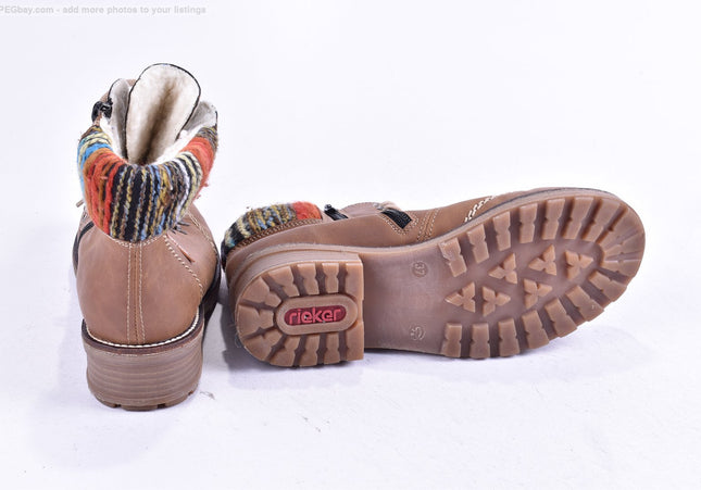 Rieker Damen Stiefelette Boots EUR 37 Nr. 24-B 1966-Schuh-Gebraucht-secondhand