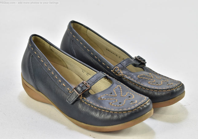 Waldläufer Damen Halbschuhe Slipper Ballerinas UK 5 Nr. 25-M 847-Schuh-Gebraucht-secondhand