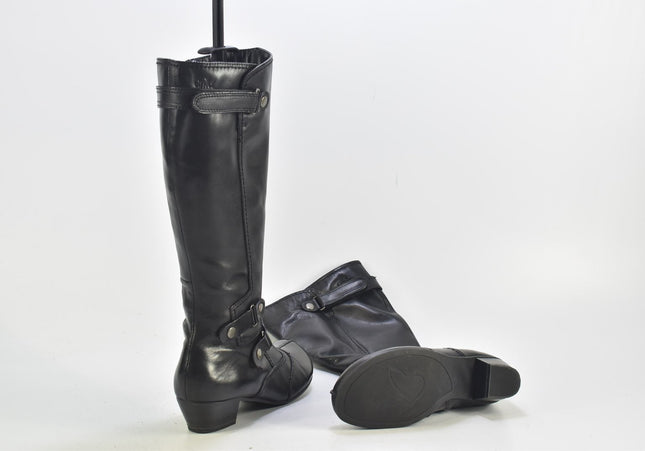 Caprice Damen Stiefel Stiefelette Boots UK 5,5 Nr. 24-B 3546-Schuh-Gebraucht-secondhand