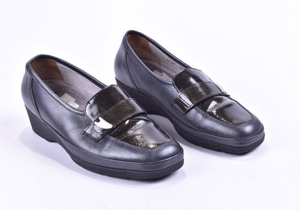 Waldläufer Damen Halbschuhe Slipper Ballerinas UK 5 Nr. 23-F 847-Schuh-Gebraucht-secondhand