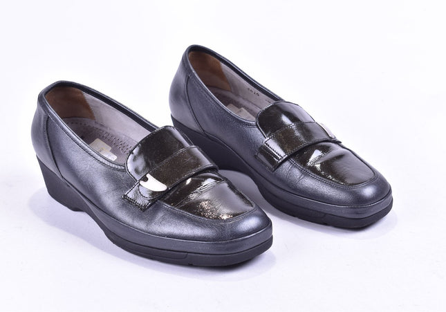 Waldläufer Damen Halbschuhe Slipper Ballerinas UK 5 Nr. 23-F 847-Schuh-Gebraucht-secondhand