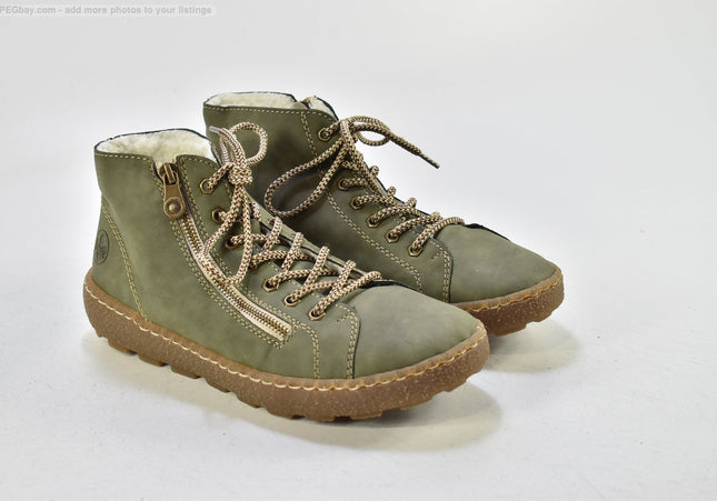 Rieker Damen Stiefelette Boots EUR 41 Nr.25-B 1063-gebrauchte Schuhe-second hand-SchuhGebraucht