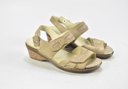 Waldläufer Damen Sandale Sandalette UK 3 Nr. 24-SD 3077-Schuh-Gebraucht-secondhand