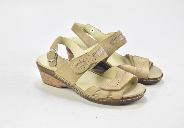 Waldläufer Damen Sandale Sandalette UK 3 Nr. 24-SD 3077-Schuh-Gebraucht-secondhand