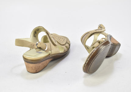 Waldläufer Damen Sandale Sandalette UK 3 Nr. 24-SD 3077-Schuh-Gebraucht-secondhand