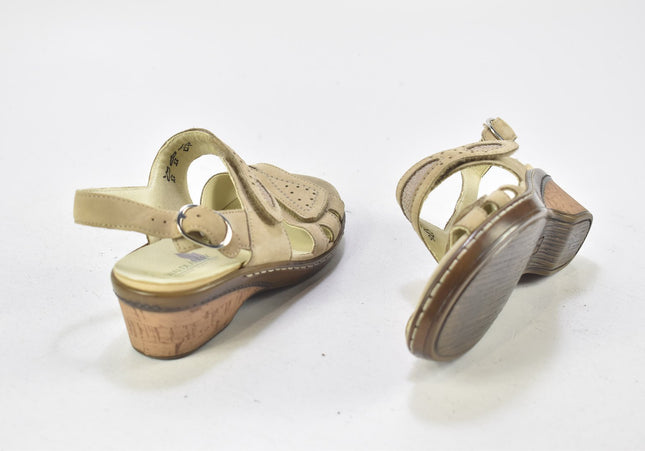 Waldläufer Damen Sandale Sandalette UK 3 Nr. 24-SD 3077-Schuh-Gebraucht-secondhand