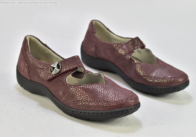 Waldläufer  Damen Halbschuhe Slipper Ballerinas  UK 4,5 Nr. 25-Y 1542
