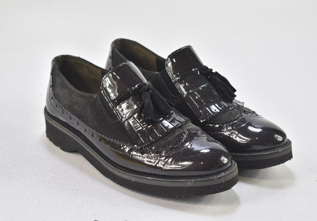 Paul Green Damen Halbschuhe Slipper Ballerinas SL 24,5cm Nr. 24-N 3141-Schuh-Gebraucht-secondhand
