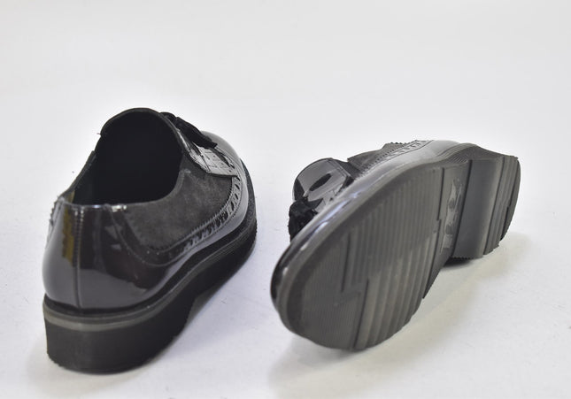 Paul Green Damen Halbschuhe Slipper Ballerinas SL 24,5cm Nr. 24-N 3141-Schuh-Gebraucht-secondhand