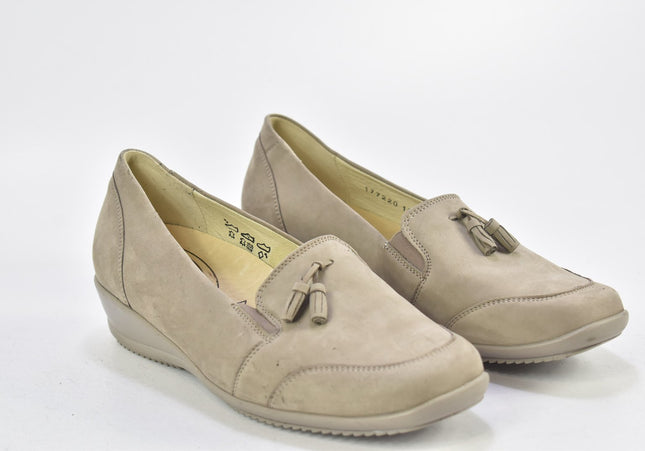 Waldläufer Damen Halbschuhe Slipper Ballerinas UK 5,5 Nr. 23-A 897-Schuh-Gebraucht-secondhand