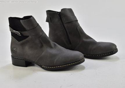 Rieker Damen Stiefelette Boots EUR 39 Nr. 24-B 5922-Schuh-Gebraucht-secondhand