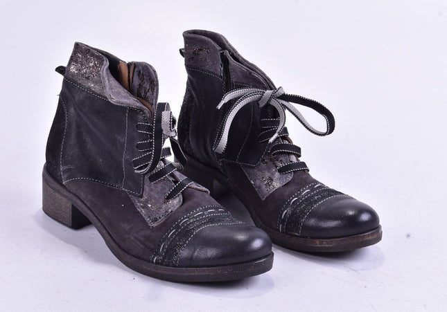 Djva Damen Stiefelette Boots EUR 39 Nr. 24-Y 3878-Schuh-Gebraucht-secondhand