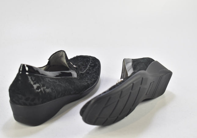 Waldläufer Damen Halbschuhe Slipper Ballerinas UK 9 Nr. 24-X 1642-Schuh-Gebraucht-secondhand