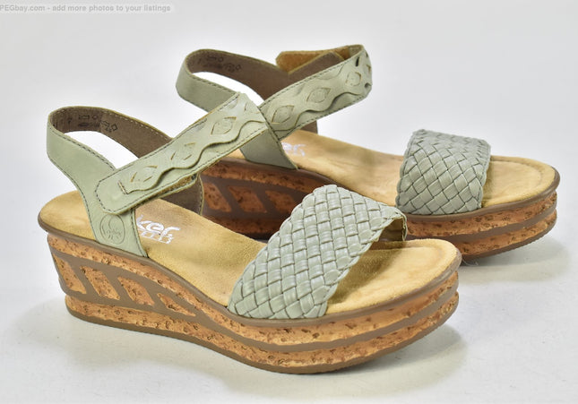 Rieker Damen Sandale Sandalette EUR 41 Nr. 25 S 4142-SchuhGebraucht