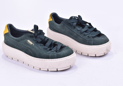 Puma Suede Damen Sportschuhe Sneaker EUR 37,5 Nr. 23-A 1192-Schuh-Gebraucht-secondhand