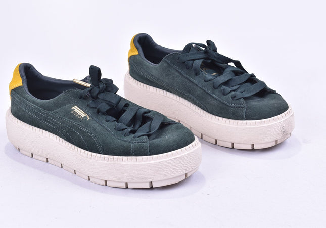 Puma Suede Damen Sportschuhe Sneaker EUR 37,5 Nr. 23-A 1192-Schuh-Gebraucht-secondhand