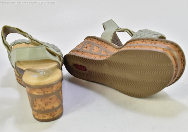 Rieker Damen Sandale Sandalette EUR 41 Nr. 25 S 4142-SchuhGebraucht