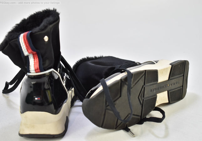 Tommy Hilfiger Damen Stiefelette Boots EUR 37 Nr. 25-B 527-second hand-gebrauchte Schuhe-SchuhGebraucht