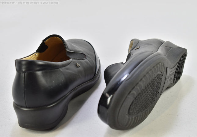 Finn Comfort Damen Halbschuhe Slipper Ballerinas UK 7,5 Nr. 25-T 717-gebrauchte schuhe-second hand-SchuhGebraucht