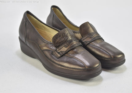 Waldläufer Damen Halbschuhe Slipper Ballerinas UK 8 Nr. 25-J 175-Schuh-Gebraucht-secondhand
