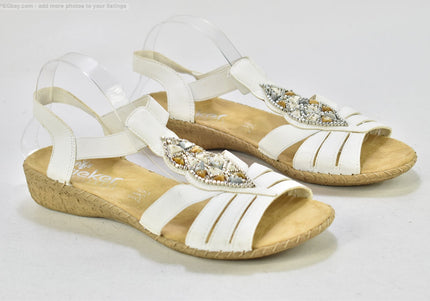Rieker Damen Sandale Sandalette EUR 41 Nr. 25 S 4145-SchuhGebraucht