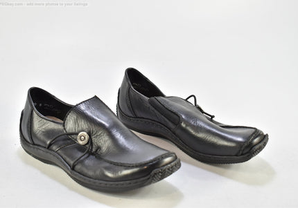 Rieker Damen Halbschuhe Slipper Ballerinas EUR 38 Nr. 25-M 2991-Schuh-Gebraucht-secondhand
