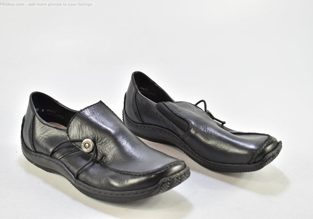 Rieker Damen Halbschuhe Slipper Ballerinas EUR 38 Nr. 25-M 2991-Schuh-Gebraucht-secondhand