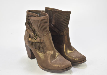 Felmini Damen Stiefelette Boots EUR 38 Nr. 24-U 764-Schuh-Gebraucht-secondhand