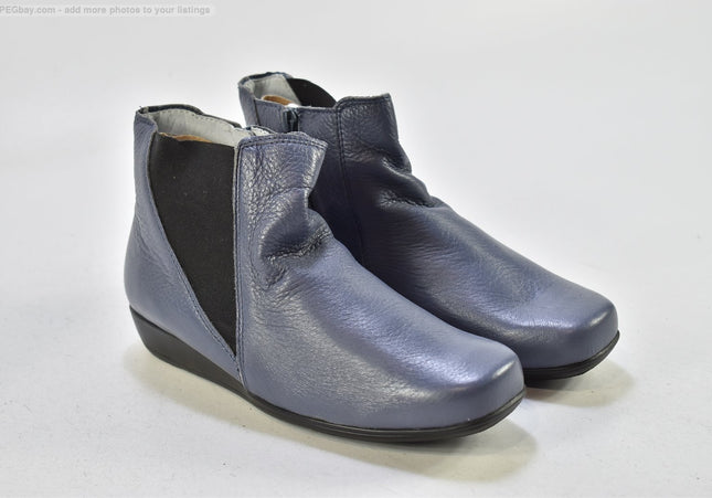Vitaform Damen Stiefelette Boots EUR 37 Nr.25-B 1071-gebrauchte Schuhe-second hand-SchuhGebraucht