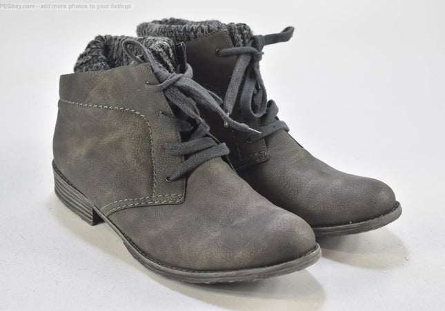 Rieker Damen Stiefelette Boots EUR 42 Nr. 24-B 5472-Schuh-Gebraucht-secondhand