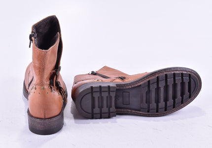 Damen Stiefelette Boots EUR 37 Nr. 24-M 4575-Schuh-Gebraucht-secondhand
