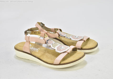 Rieker Damen Sandale Sandalette EUR 37 Nr. 25-S 2807-SchuhGebraucht