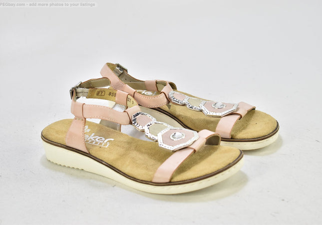 Rieker Damen Sandale Sandalette EUR 37 Nr. 25-S 2807-SchuhGebraucht