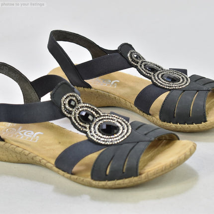 Rieker Damen Sandale Sandalette EUR 39 Nr. 25 S 4147-SchuhGebraucht