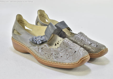 Rieker  Damen Halbschuhe Slipper Ballerinas  EUR 42 Nr. 26-G 297