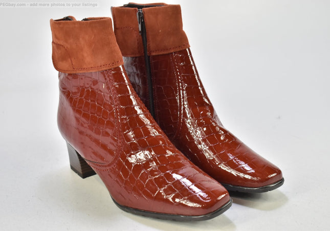 Via Milano Damen Stiefelette Boots UK 5,5 Nr. 25-B 856-gebrauchte Schuhe-Second hand-SchuhGebraucht