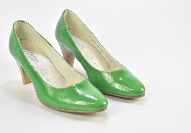 Alpina Damen Pumps High Heels UK 5 Nr. 24-J 2806-Schuh-Gebraucht-secondhand