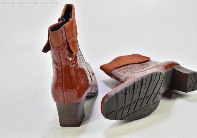 Via Milano Damen Stiefelette Boots UK 5,5 Nr. 25-B 856-gebrauchte Schuhe-Second hand-SchuhGebraucht