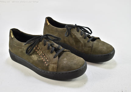 Solidus Damen Halbschuhe Freizeitschuhe UK 7,5 Nr. 25-A 529-Schuh-Gebraucht-secondhand