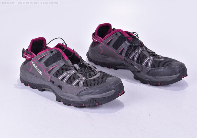 Salomon Damen Wanderschuhe Trekking EUR 40 Nr. 25-F 438-Schuh-Gebraucht-secondhand