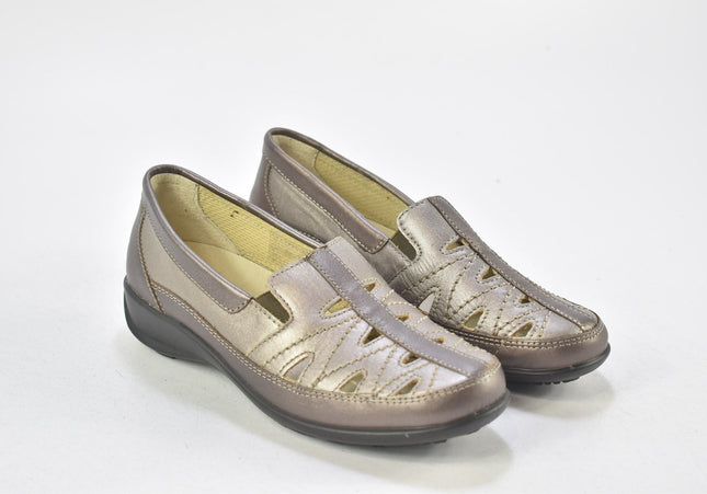 Rohde Damen Halbschuhe Slipper Ballerinas UK 3 Nr. 24-A 2335-Schuh-Gebraucht-secondhand