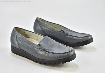 Waldläufer Damen Halbschuhe Slipper Ballerinas UK 5 Nr. 25-Y 685-SchuhGebraucht