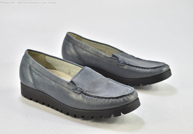 Waldläufer Damen Halbschuhe Slipper Ballerinas UK 5 Nr. 25-Y 685-SchuhGebraucht