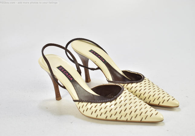 Escada Damen Sandale Sandalette EUR 40 Nr. 25-S 2812-SchuhGebraucht