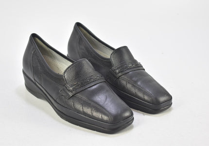 Waldläufer Damen Halbschuhe Slipper Ballerinas UK 5,5 Nr. 24-A 2337-Schuh-Gebraucht-secondhand